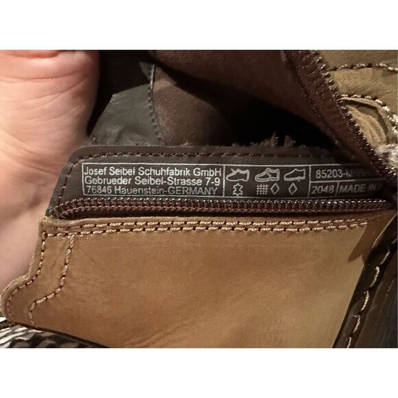 Joseph Seibel NEW size 37 Marta boots in Olive - Picture 9 of 11